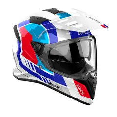 AIROH - Casco para moto Bandit Horn Blanco brillo