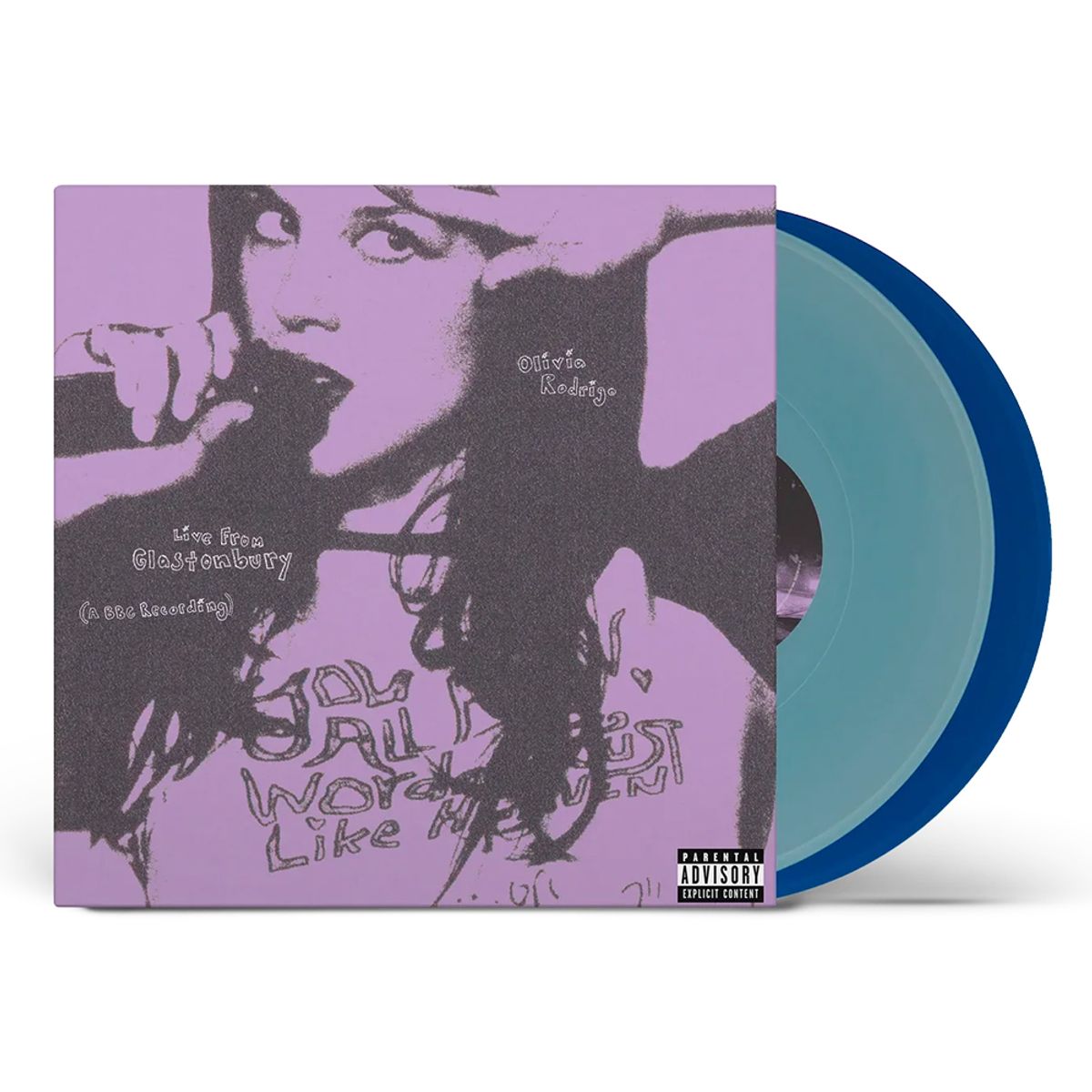 GENERICO - Olivia Rodrigo - Live From Glastonbury A BBC Recording - Vinilo Doble Light Blue  Cobalt