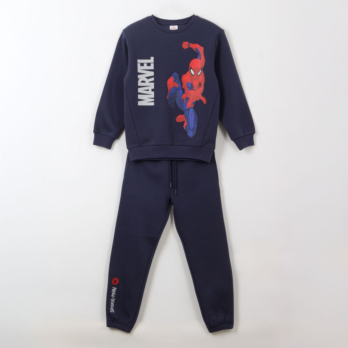 MARVEL - Conjunto Buzo Niño Azul Spiderman Marvel