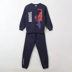 MARVEL - Conjunto Buzo Niño Azul Spiderman