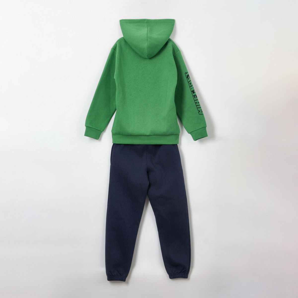 MINECRAFT - Conjunto Buzo Niño Verde Build Create Explore Minecraft