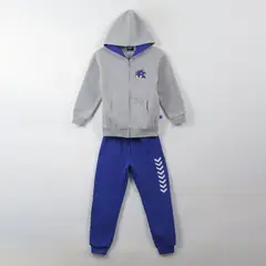 SONIC - Conjunto Buzo Niño Gris Back Print