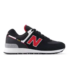 NEW BALANCE - Zapatillas Urbanas Unisex 574 Negro/Rojo