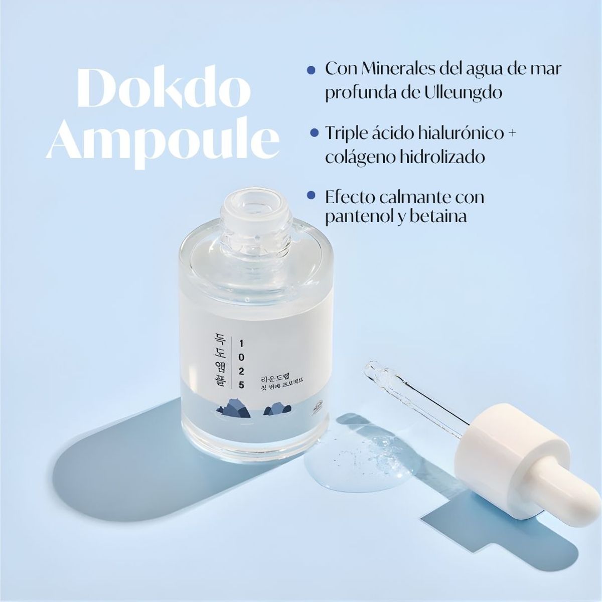 ROUND LAB - Ampoule Dokdo pieles sensibles - 45g