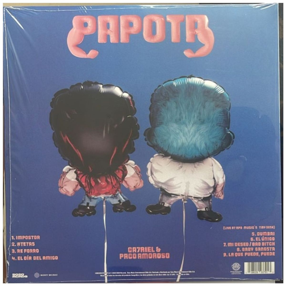 HITWAY MUSIC - CA7RIEL Y PACO AMOROSO - PAPOTA EP - VINILO