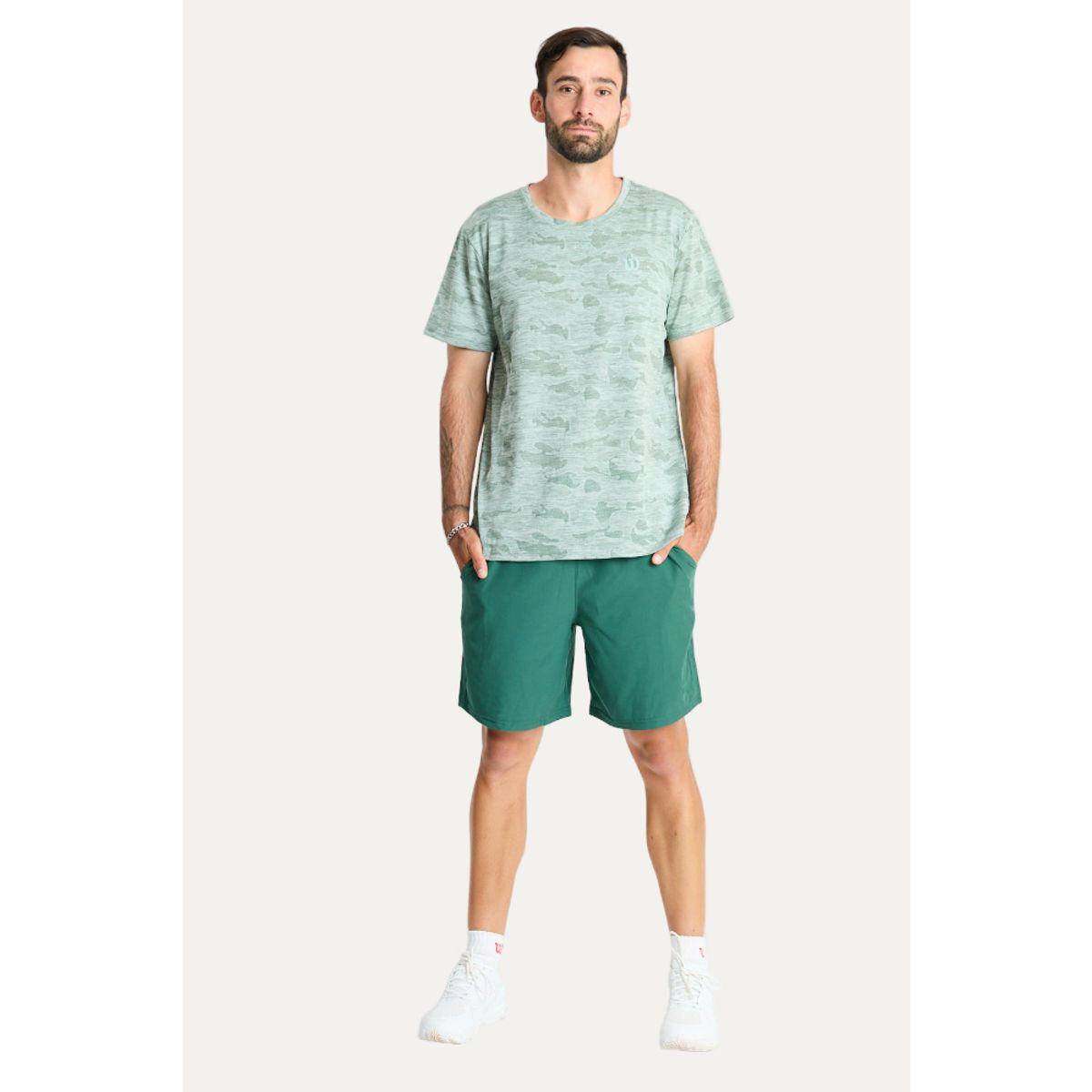 WILSON - Polera Deportiva Hombre Verde Wilson