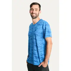 WILSON - Polera Deportiva Hombre Azul