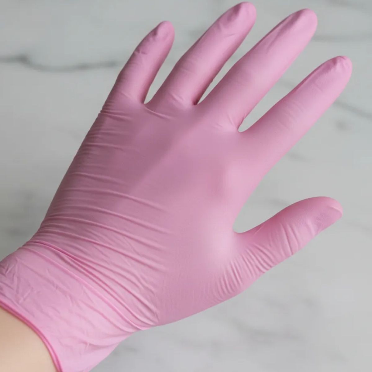 CLEANCARRIER - Guantes Nitrilo Rosado Xs Cleancarrier Sin Polvo 100 Uni