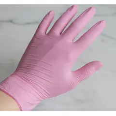 CLEANCARRIER - Guantes Nitrilo Rosado Xs Sin Polvo 100 Uni