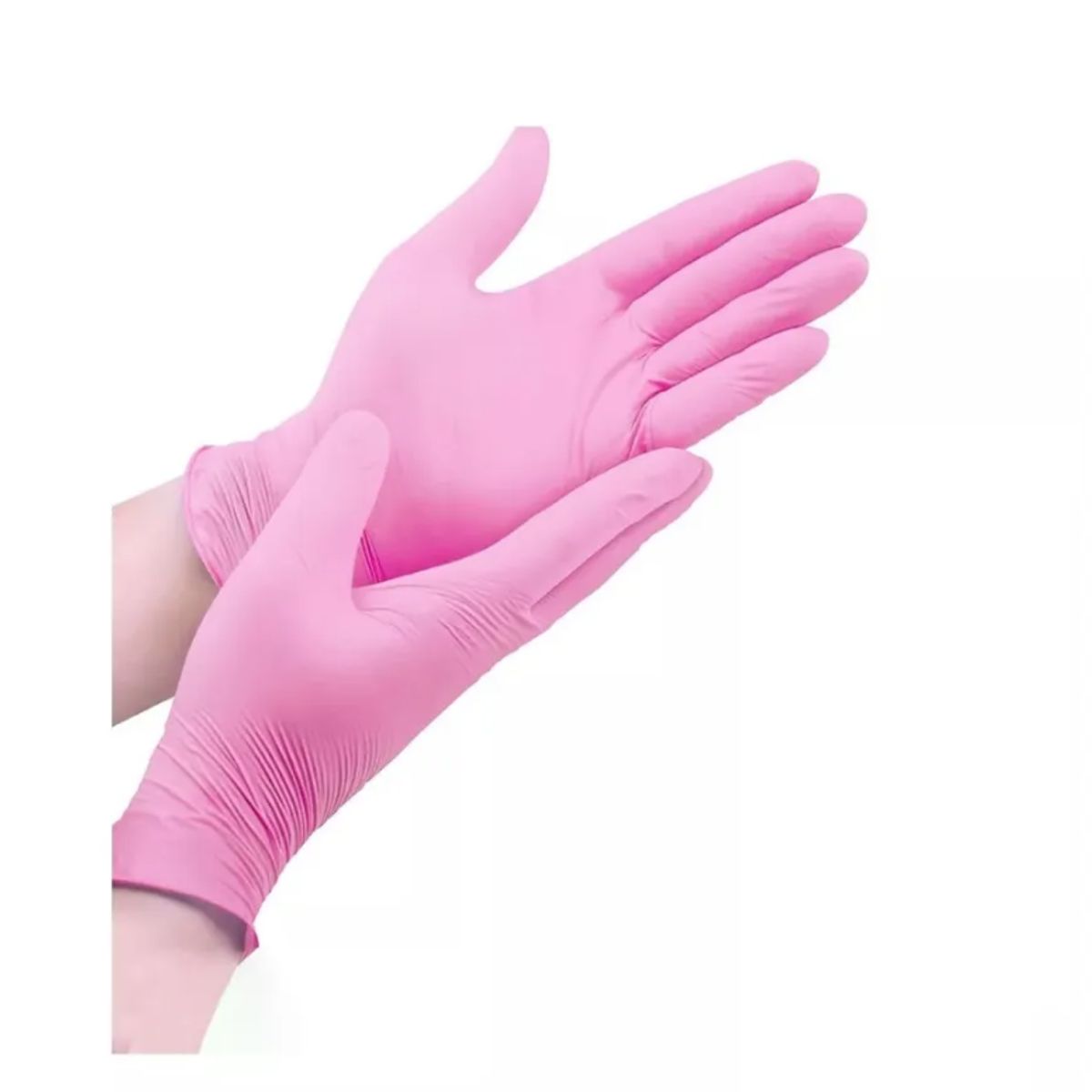 CLEANCARRIER - Guantes Nitrilo Rosado Xs Cleancarrier Sin Polvo 100 Uni