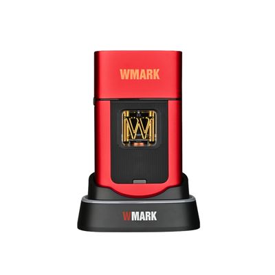 Imagen 2 del producto Barber Combo Clipper Trimmer Y Shaver 10000RPM Rojo