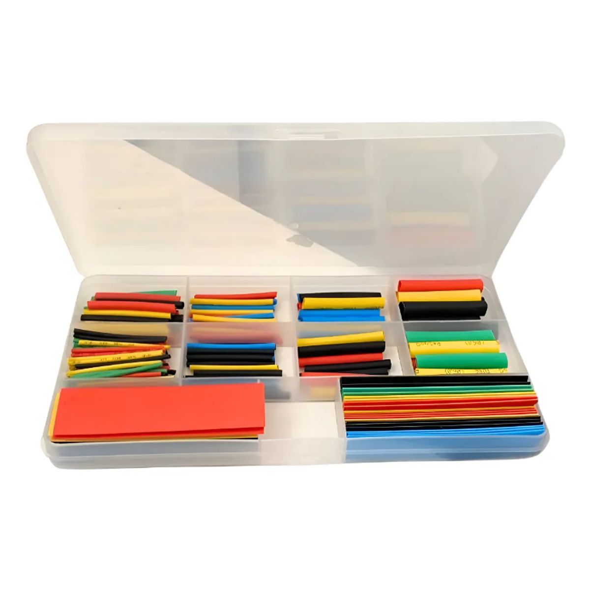 GENERICO - Kit Tubos Termocontraible Termo Encogibles 350 Pcs