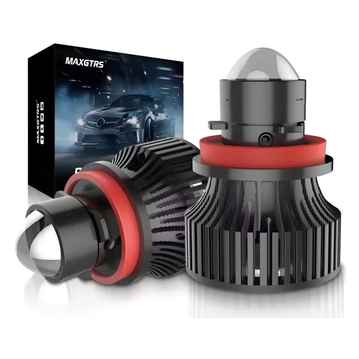 GENERICO - Ampolletas Mini Turbo Laser 30000lm H11 con Canbus