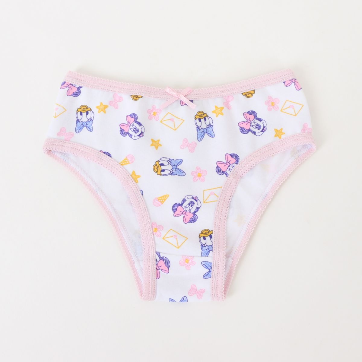 DISNEY - Tripack Calzón Niña Rosado Full Print Minnie & Daisy Disney