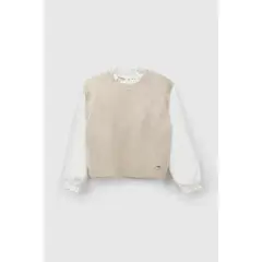 COLLOKY - Sweater Beige Niña 7523