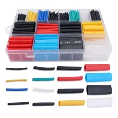 GENERICO - Set Tubos Termo Encogibles Retráctil Aislante 385 Piezas