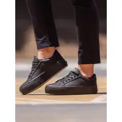 MAUI AND SONS - Zapatilla Escolar Wave Negro Mujer