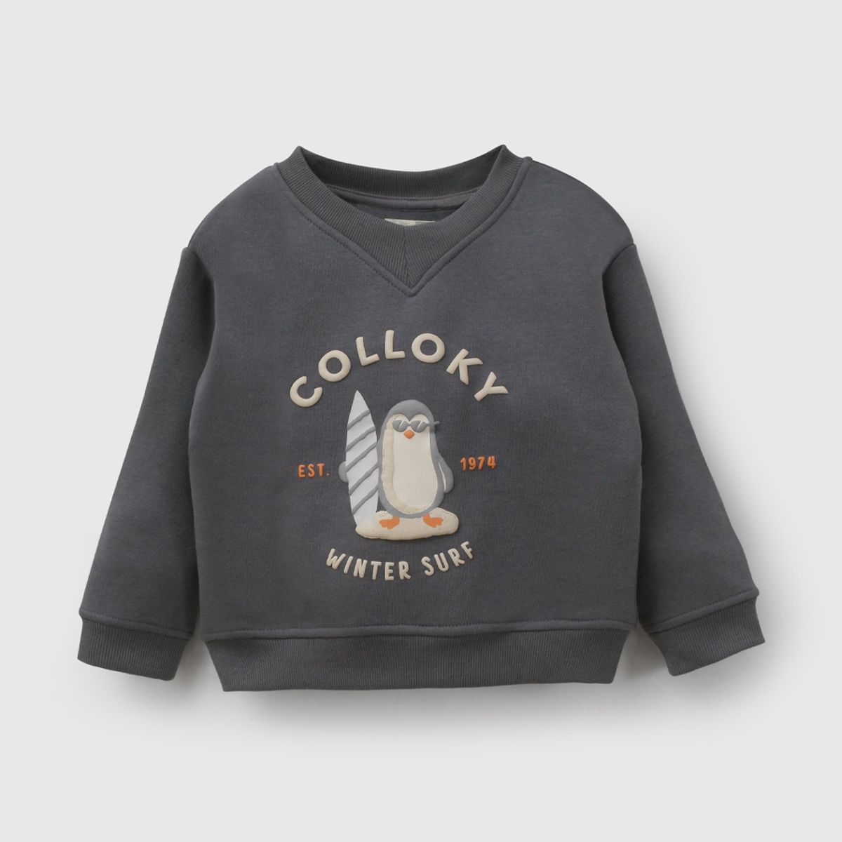 COLLOKY - Polerón Gris Niño 7557