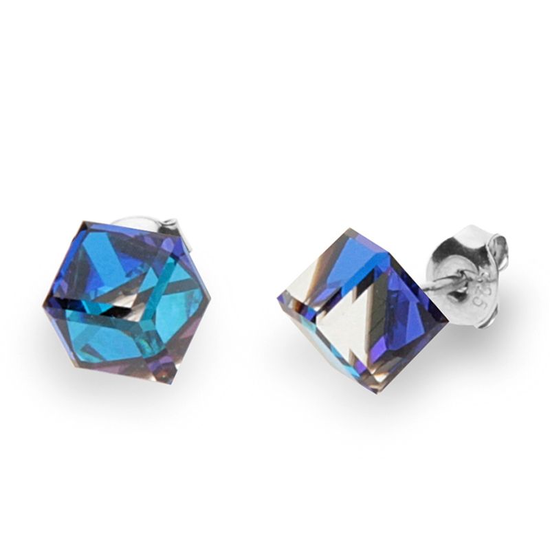 SPARK - Spark Set Cube Aros + Collar + Anillo Blue