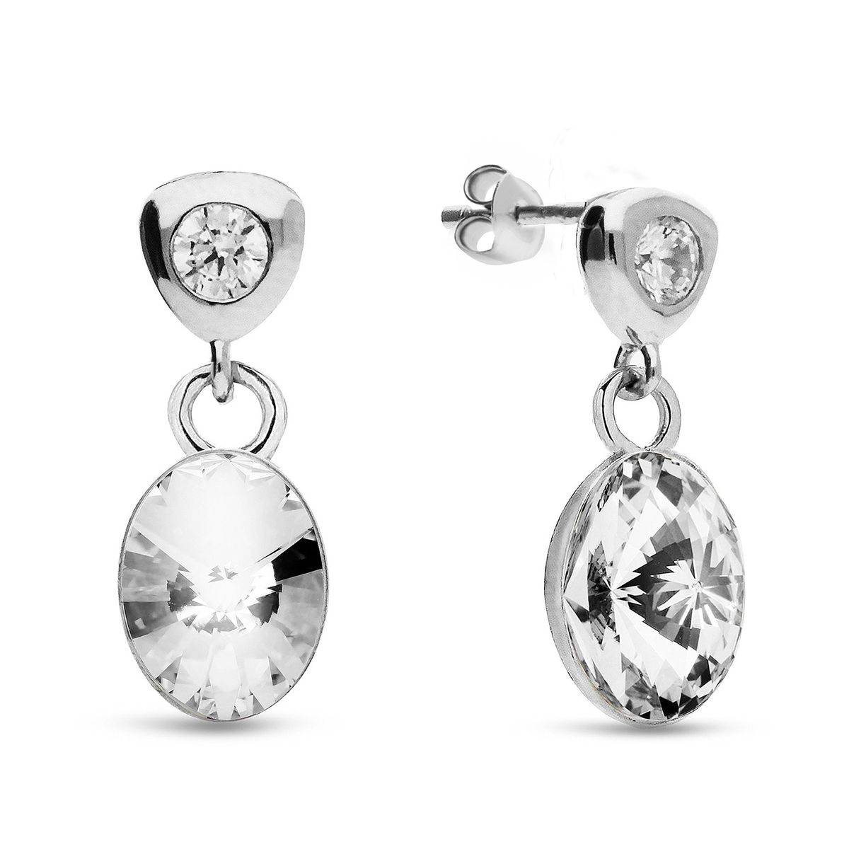 SPARK - Spark Set Ovalan Aros + Collar Cristal