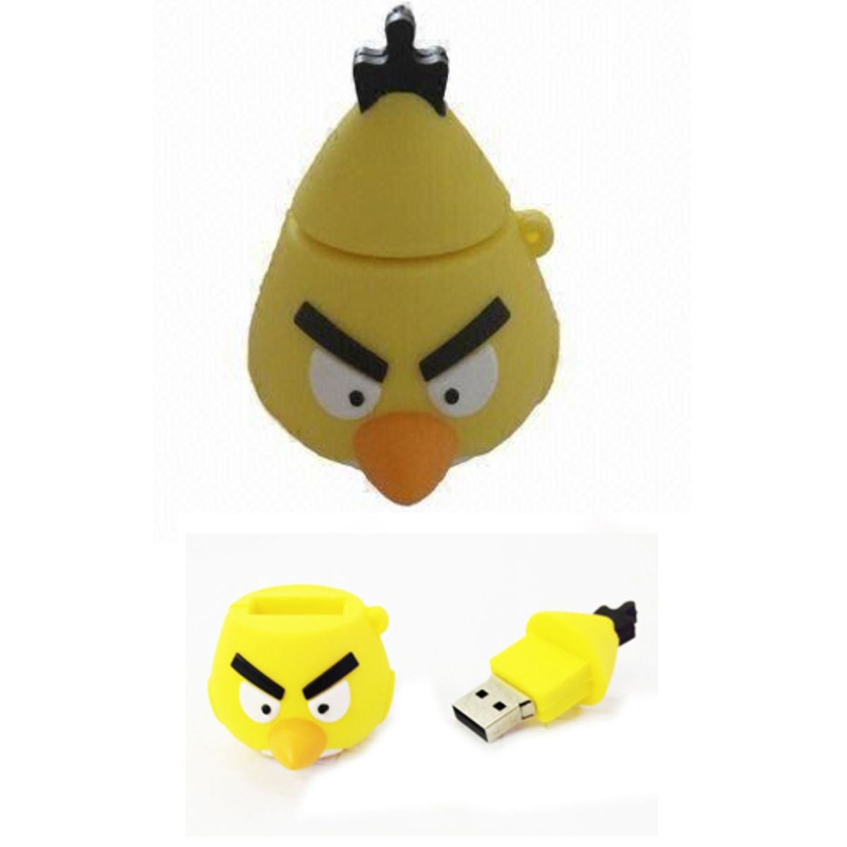 GENERICO - Pen Drive 4GB para Angry Birds 3D Amarillo