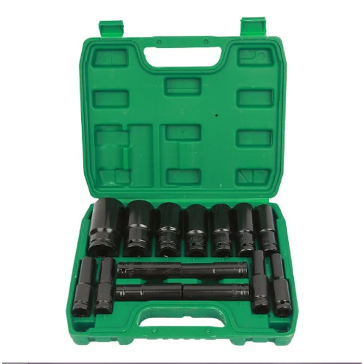 GENERICO - Juego Dados Largos De Impacto 8-32 Mm 15 Piezas