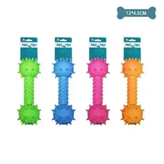 GENERICO - Mancuerna pequeña para mascotas color Verde 1245cm 45g