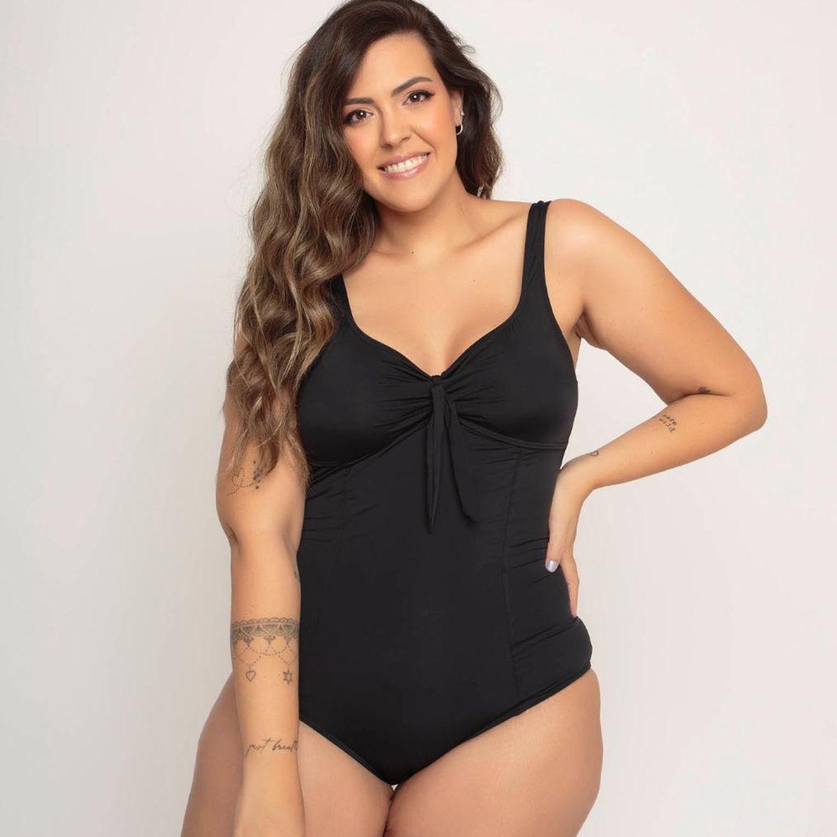 SOL AMADO - Traje de Baño Mujer Una Pieza Unicolor Sol Amado