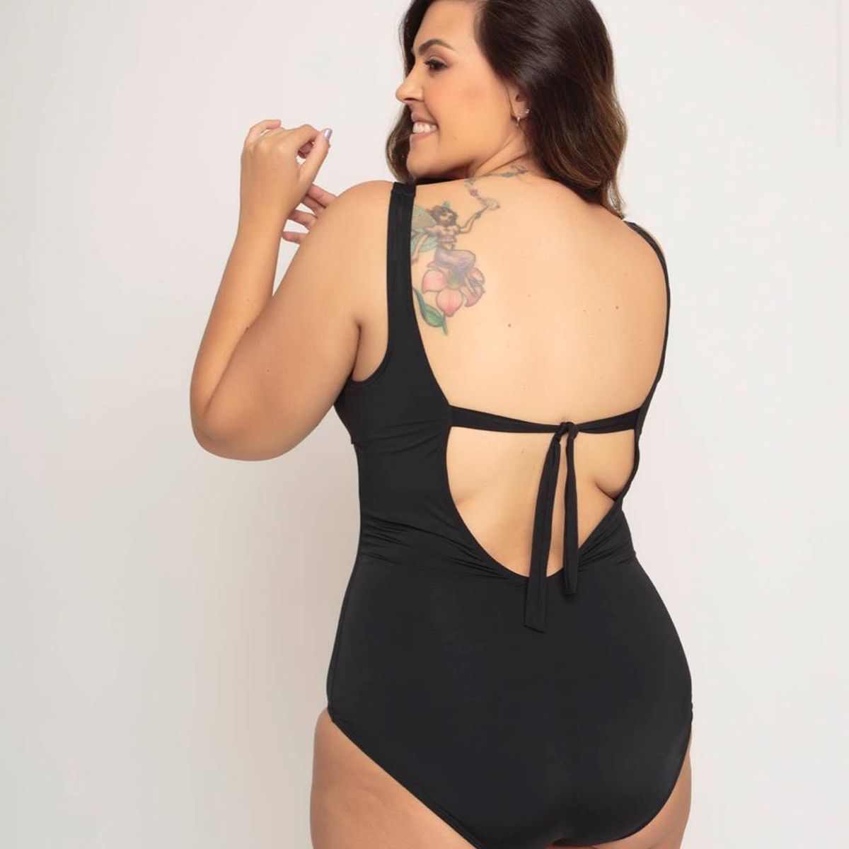 SOL AMADO - Traje de Baño Mujer Una Pieza Unicolor Sol Amado