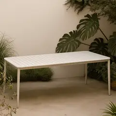 MILK - Mesa De Comedor Terraza Fix Beige