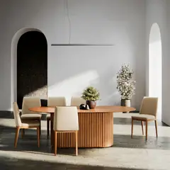 MILK - Mesa Comedor Ciccio Canela