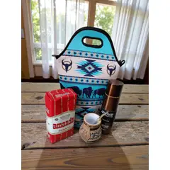GENERICO - Set Mate + Yerba + Bombilla + Termo Y Bolso Matero
