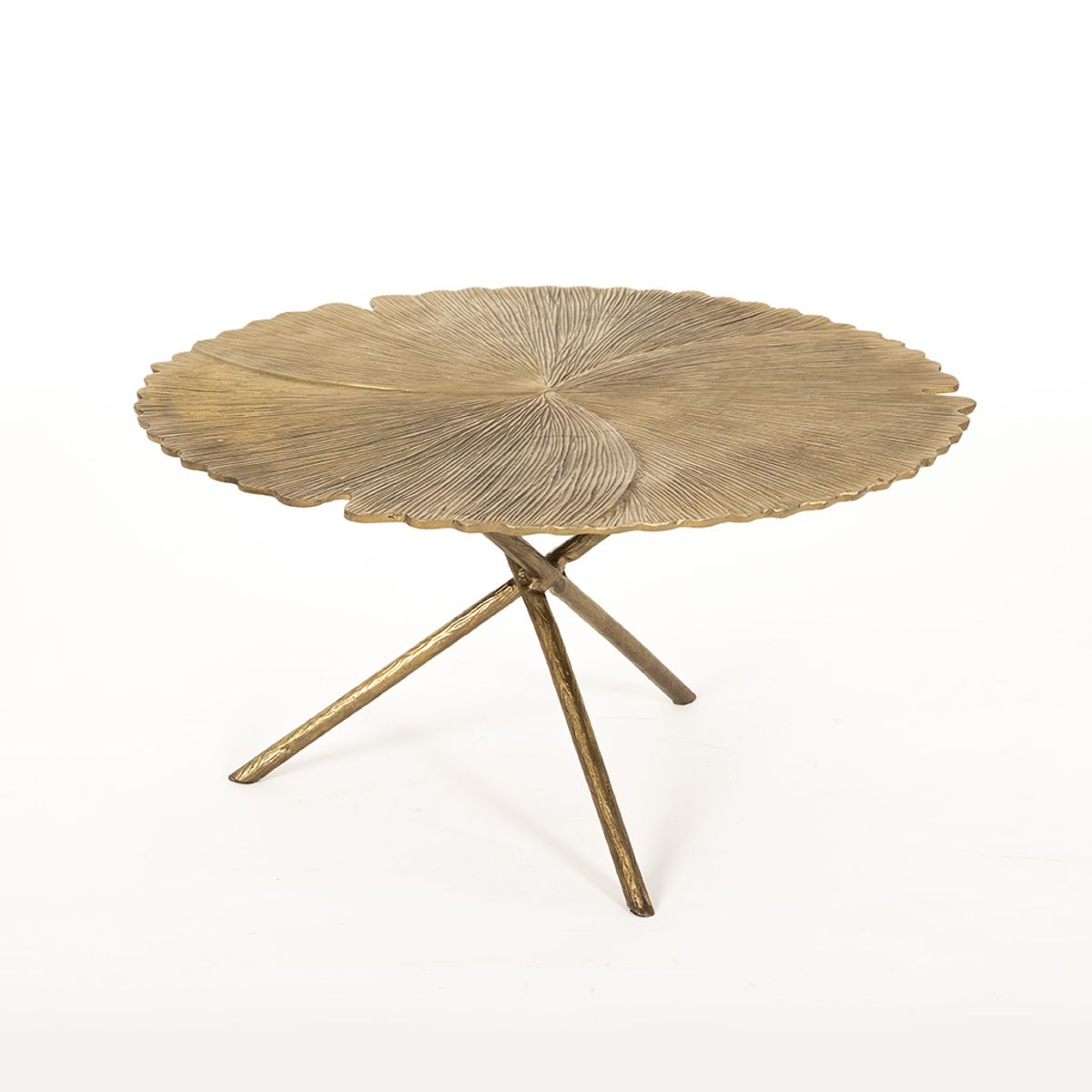 MILK - Mesa De Centro Ren Dorada