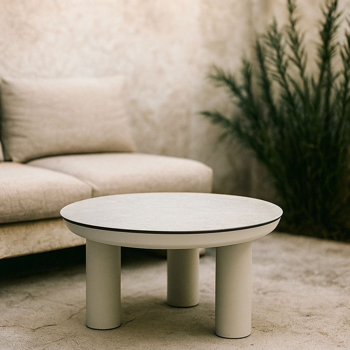 MILK - Mesa De Centro Terraza Paloma S Beige