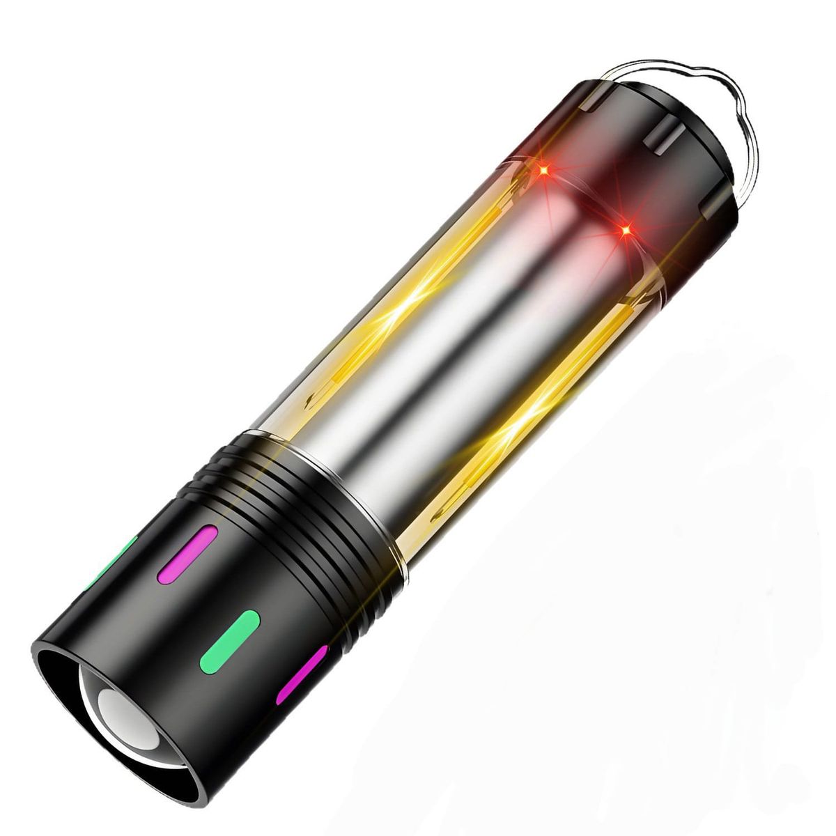 IRM - Mini Linterna Led Táctica Con Zoom Alta Potencia