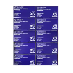 REUTTER - Guantes de Nitrilo Azul cobalto 1000 unidades talla XS