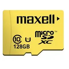 MAXELL - Tarjeta de Memoria Micro SD 128gb 90mb/s Clase 10 con Adaptador