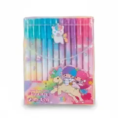 GENERICO - Set 12 Lápices Unicornio De Gel Azúl Borrables