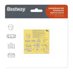 BESTWAY - 10 Parches De Reparacion Piscinas Estructurales Inflables