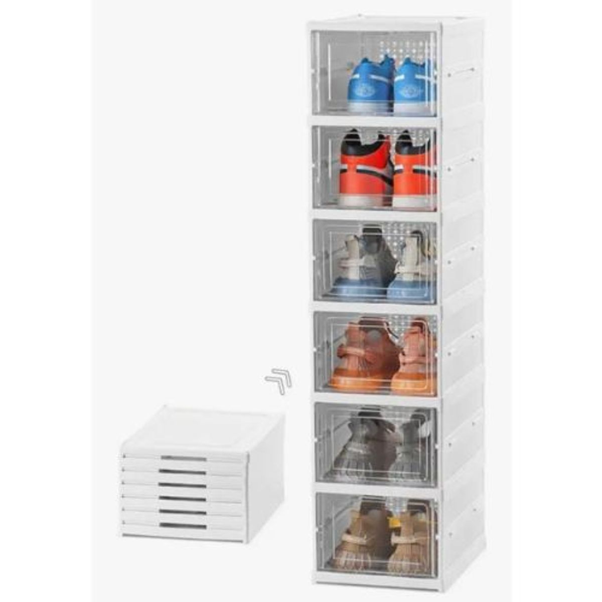 GENERICO - Organizador De Zapatos 6 Niveles Plegable