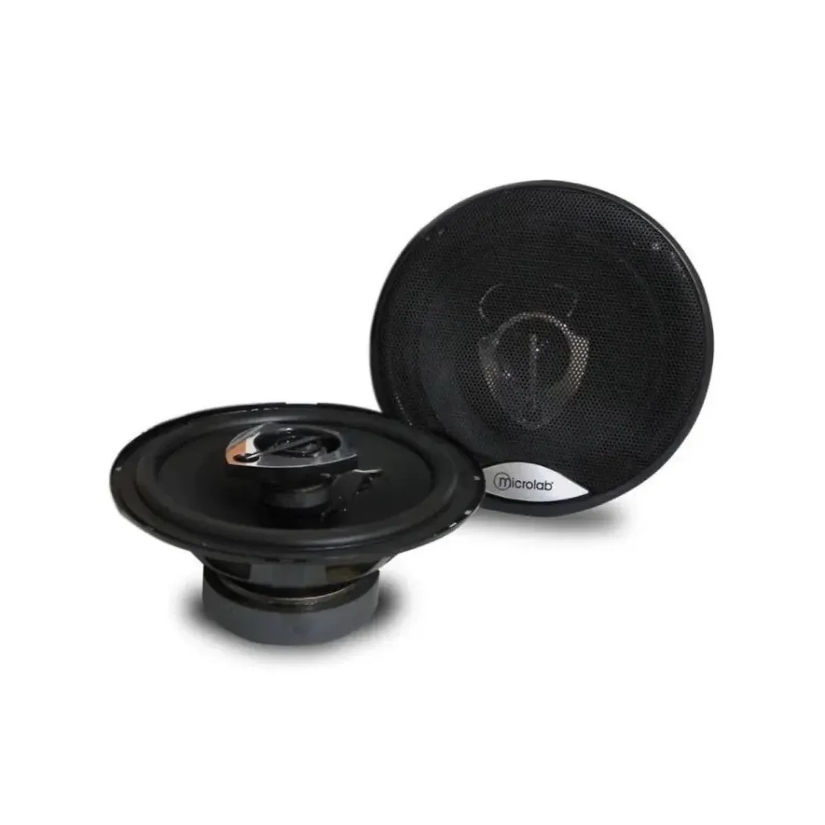 MLAB - Pack 2 Parlantes 6.5" 16cm Para Automovil Negro 8987