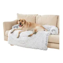 GOODGUAU - Cama Funda Antiestrés Mascota Perro Gato 80x70x16cm