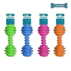 GENERICO - Mancuerna pequeña para mascotas color Anaranjado 1245cm 52g