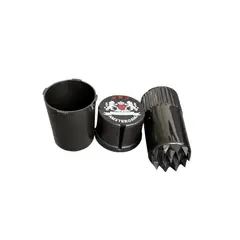 GENERICO - Moledor contenedor 3 piezas color Negro
