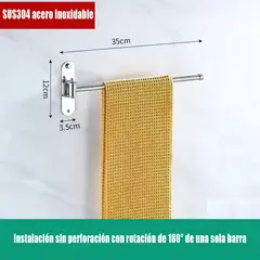 GENERAL - Montado En La Pared Giratorio Toalla Rod