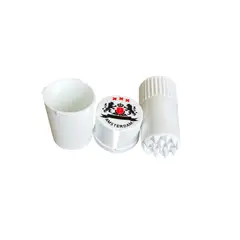 GENERICO - Moledor contenedor 3 piezas color Blanco