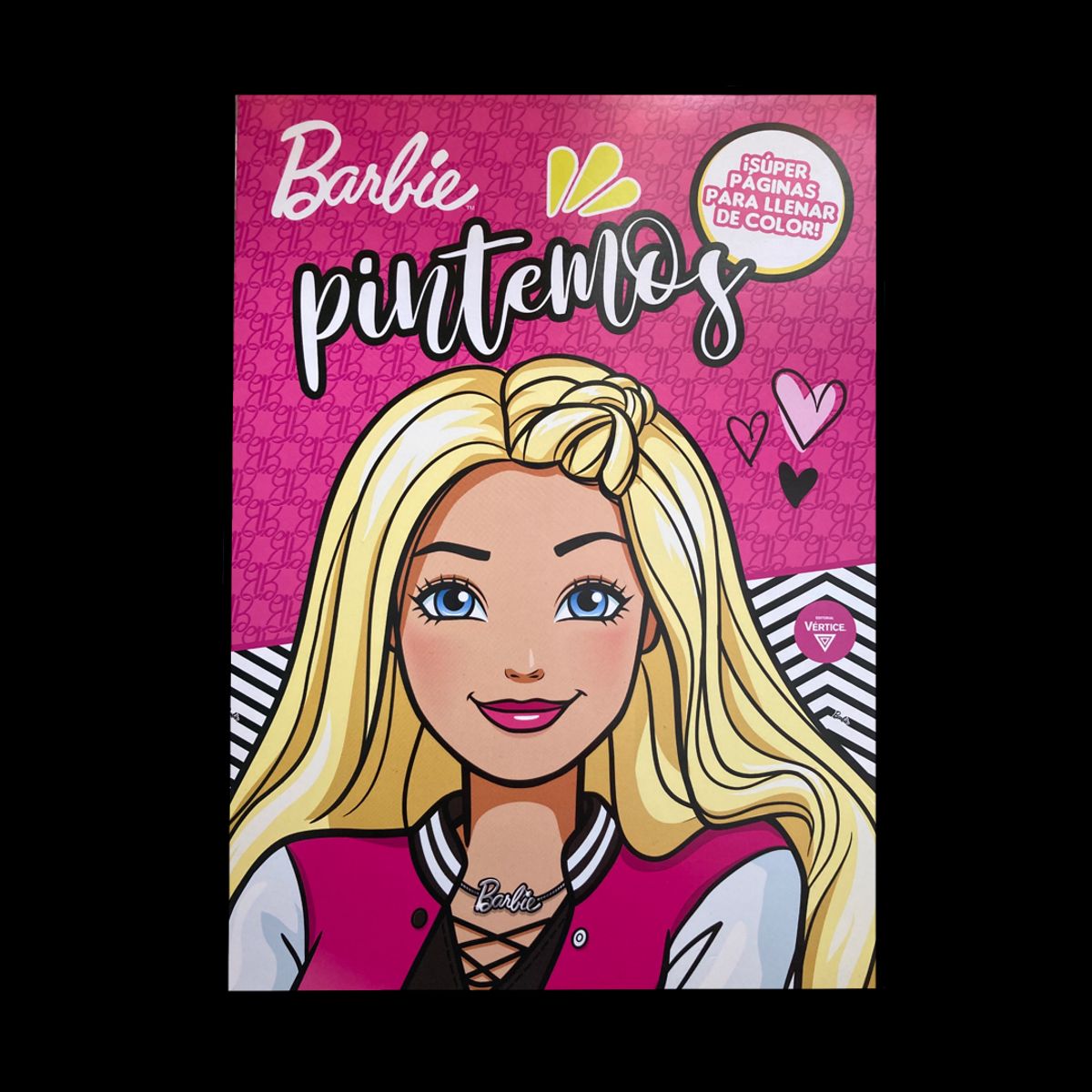 VERTICE - Pack libro colorear Barbie + 12 lápices de colores