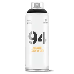 MONTANA - Pintura En Spray 94 Negro 400 ml
