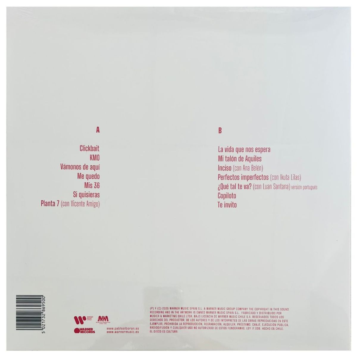 GENERICO - PABLO ALBORAN - KM0 / VINILO