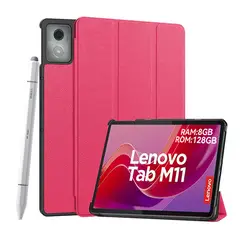 LENOVO - Tablet M11 8GB+128GB WiFi y Lápiz y Case Rojo